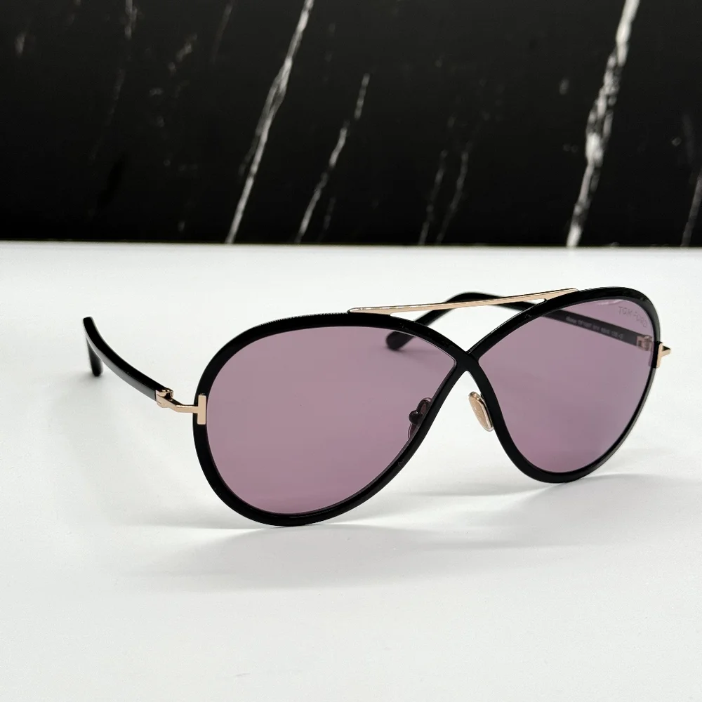 NEW TOM FORD TF1007 01Y WOMEN SUNGLASSES TOM FORD RICKIE FT1007/S EYEWEAR